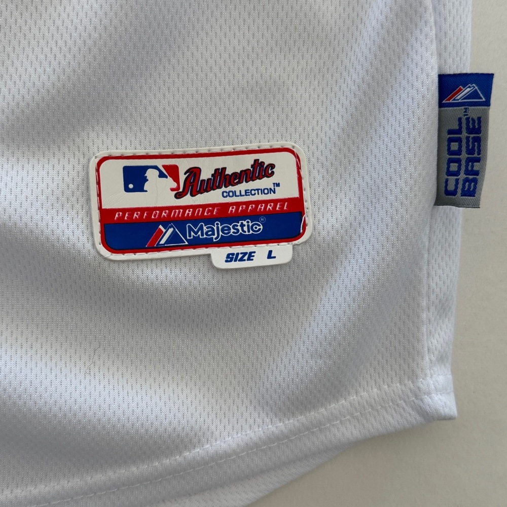 Majestic MLB Roberto Clemente #21 Button down Jersey Youth Large - Picture 3 of 5